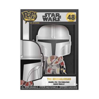 Star Wars: The Mandalorian – The Mandalorian with Blaster Pop! Enamel Pin