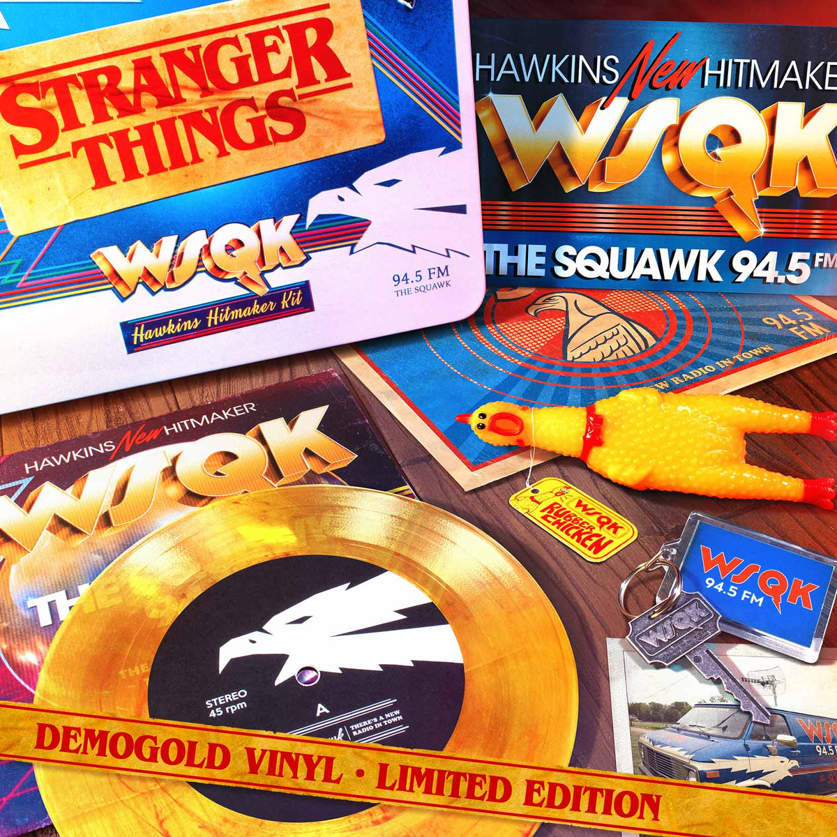 Dr Collector: Stranger Things: WSQK Kit Demogolden (Gold Vinyl Edition)