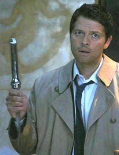 SWAU Authenticated - Misha Collins Signed Castiel Angel Blade From Supernatural