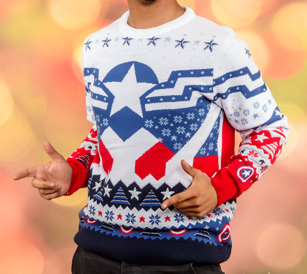Sam Wilson Captain America Christmas Jumper