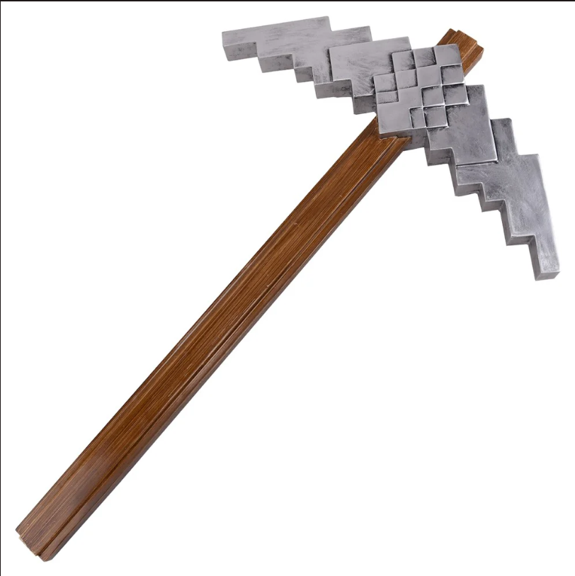 Minecraft - Movie Pickaxe (Cosplay Safe Foam)
