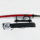 SAVE £250!! Shogun's Red Rage' Clay Tempered Hand Forged Triple Set-The Sword Stall