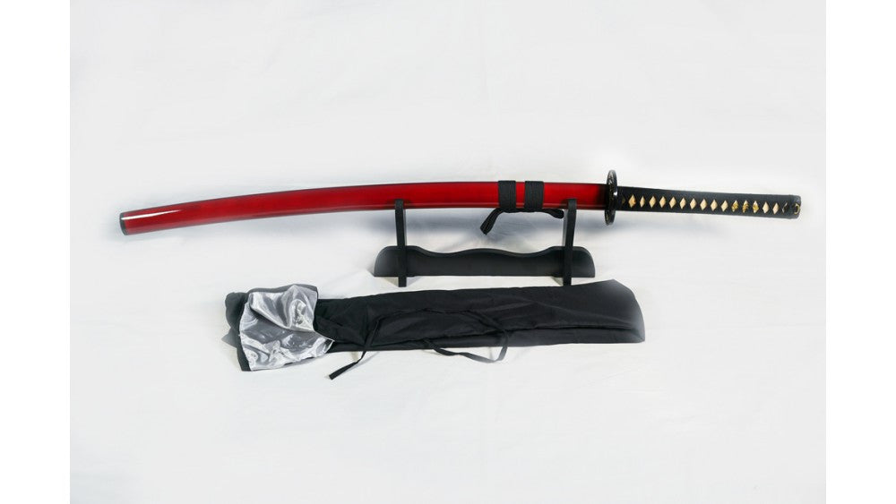 Shogun's Red Rage' Clay Tempered Katana