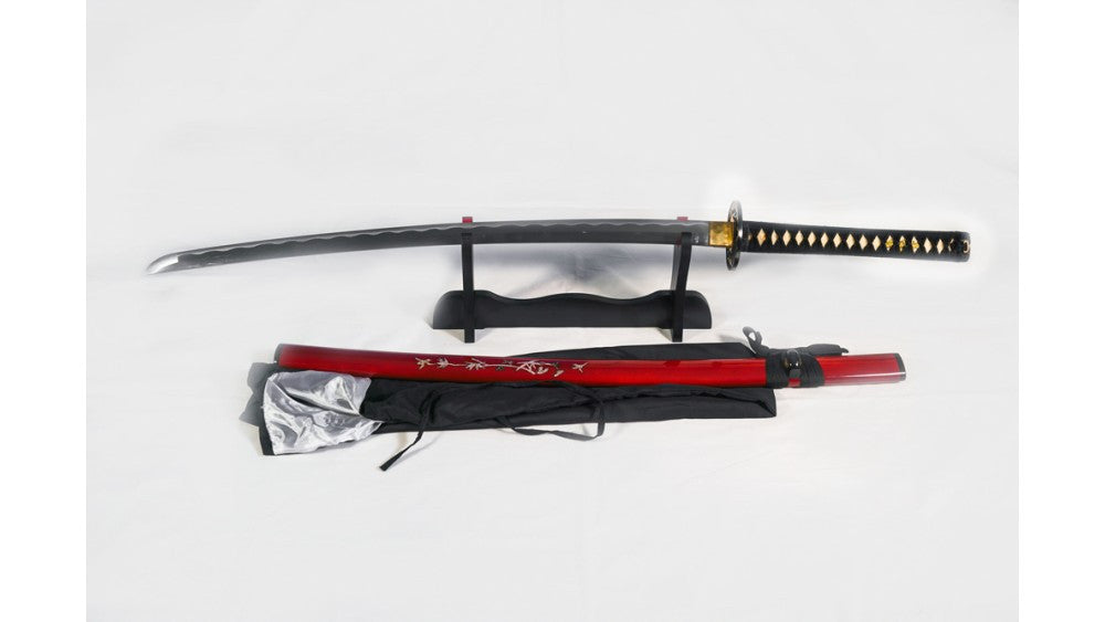 Shogun's Red Rage' Clay Tempered Katana