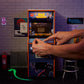 Official Space Invaders Quarter Size Arcade Cabinet + Coin.