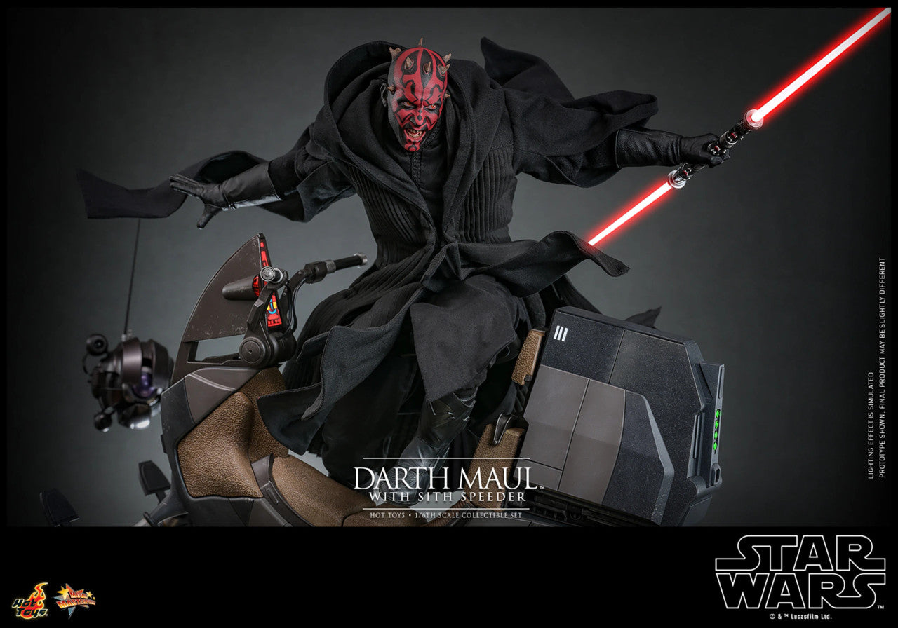 Star Wars - Hot Toys Darth Maul With Sith Speeder **Pre-Order**