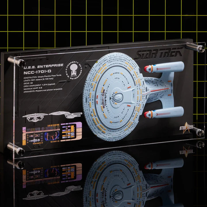 Star Trek - Enterprise NCC 1701-D Plaque