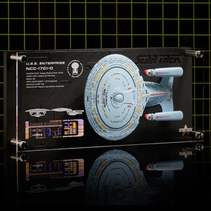 Star Trek - Enterprise NCC 1701-D Plaque