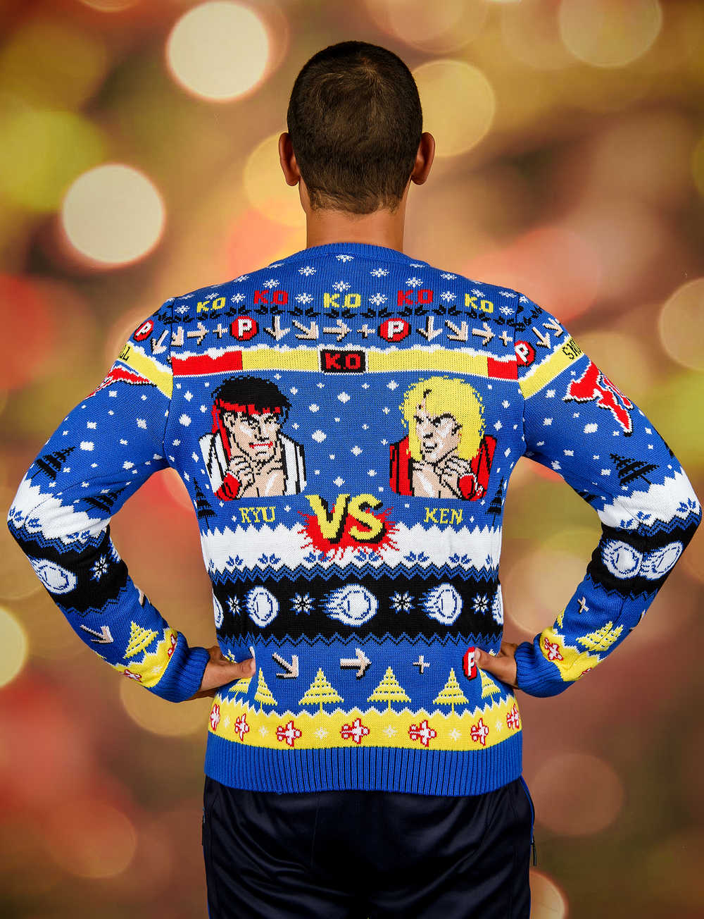 Street Fighter Christmas Jumper