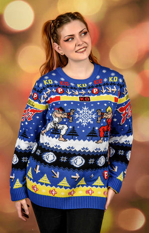 Street Fighter Christmas Jumper