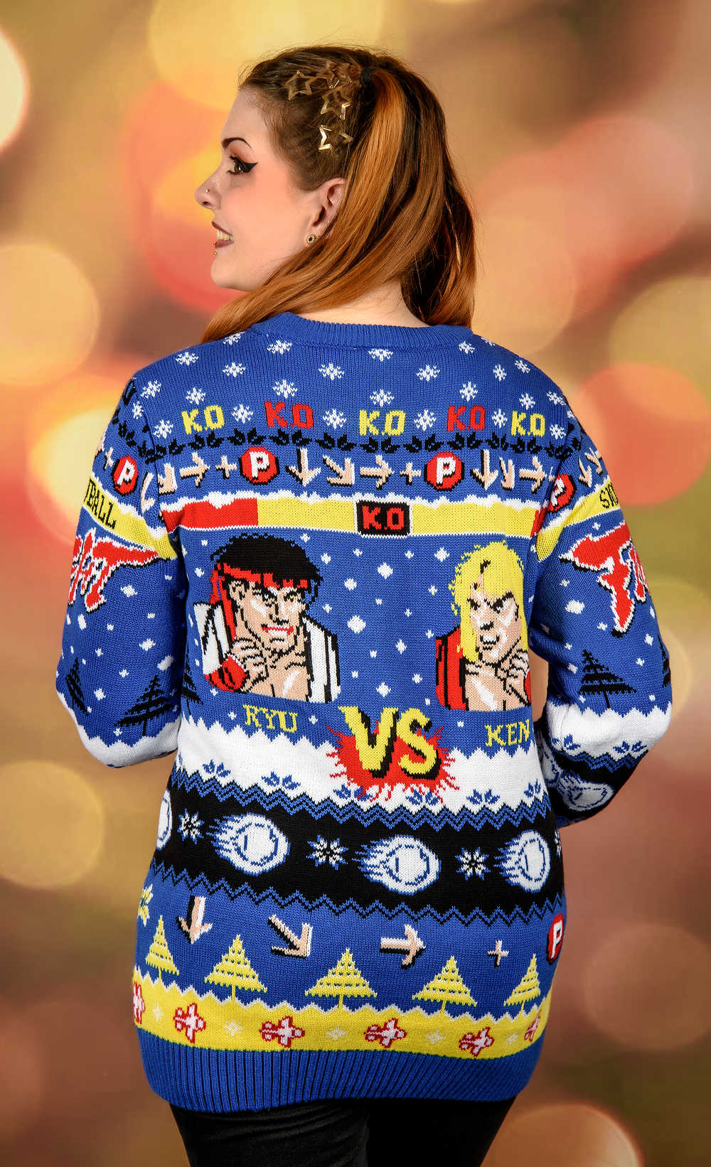 Street Fighter Christmas Jumper