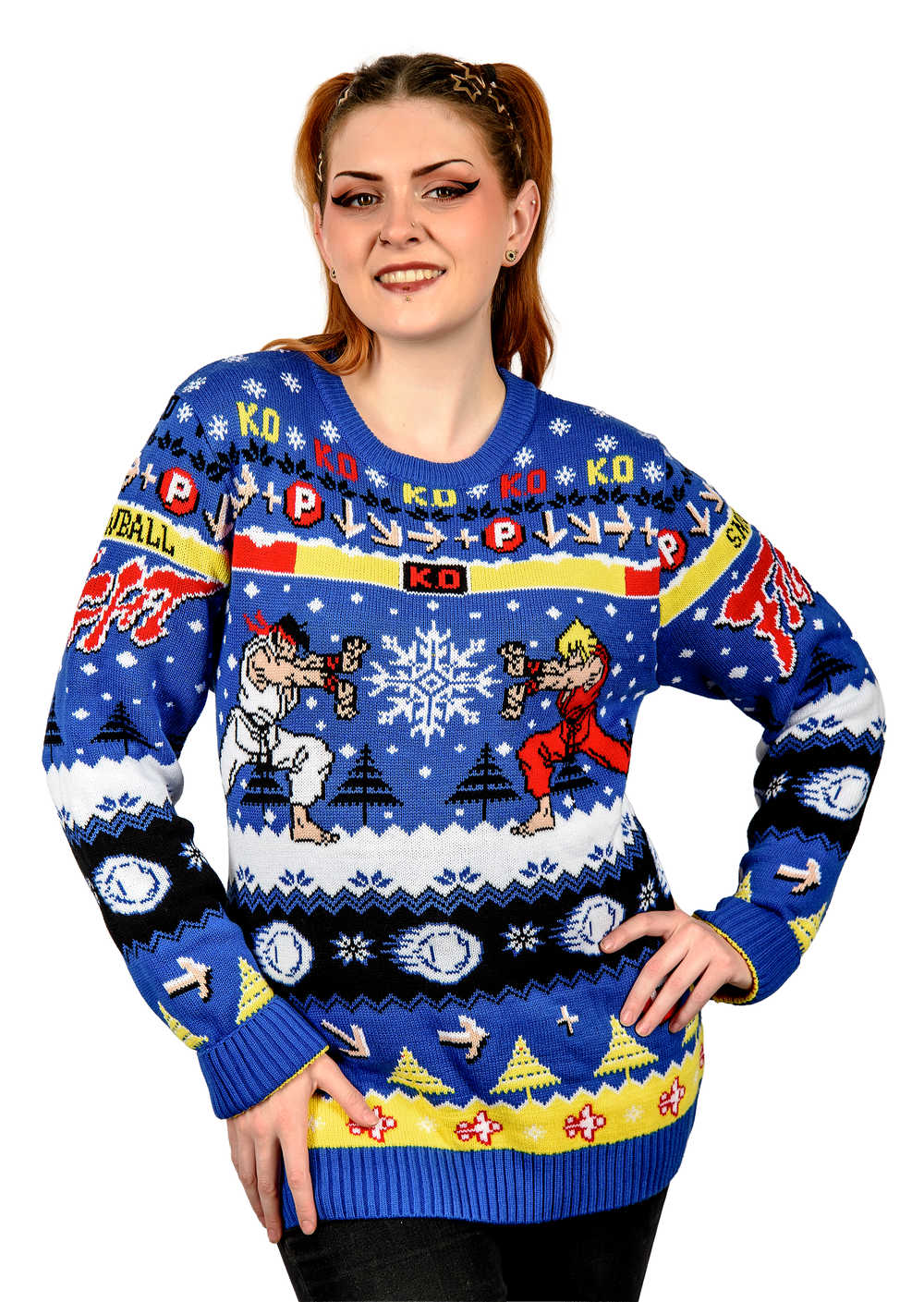 Street Fighter Christmas Jumper