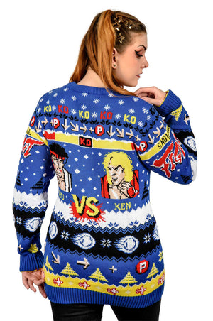 Street Fighter Christmas Jumper