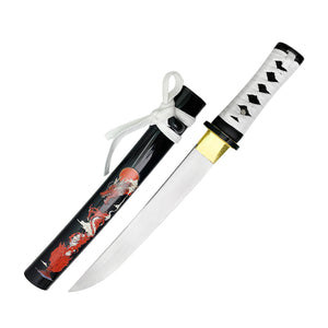 "Kagutsuchi" Full Tang 1065 HCS Hand Forged Tanto-The Sword Stall