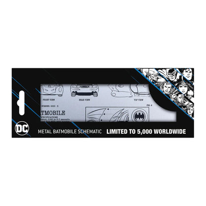 DC Batman - Limited Edition Batmobile Schematic Fan-Plate