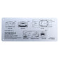 DC Batman - Limited Edition Batmobile Schematic Fan-Plate