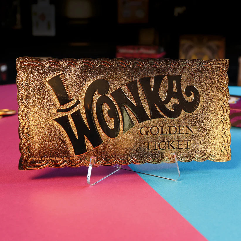 Willy Wonka and the Chocolate Factory - Collector's Edition Replica Golden Ticket