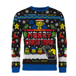 TV Text Christmas Jumper