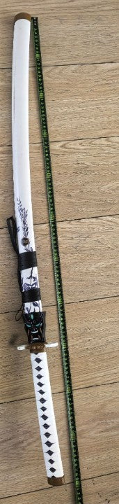 Valorant - Onimaru Kinitsuna Display (Straight) Katana (White)