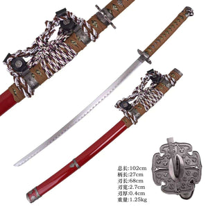 Taiichi Samurai Display Katana (Red)