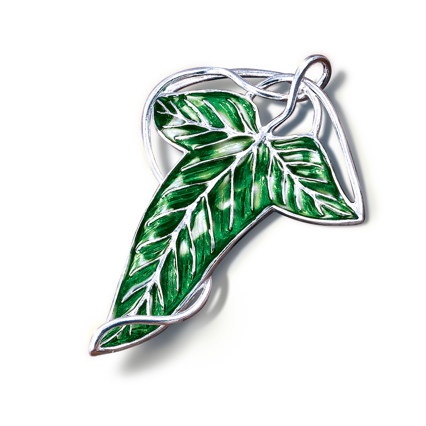 The Lord Of The Rings - Officially Licensed Leaf Of Lothlorien Brooch (Sterling Silver)