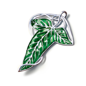 The Lord Of The Rings - Officially Licensed Leaf Of Lothlorien Brooch (Sterling Silver)