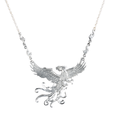 Harry Potter - Fawkes The Phoenix Sterling Silver Pendant