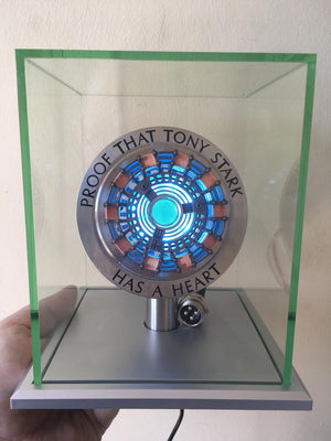 Tony Stark Heart In Display Case