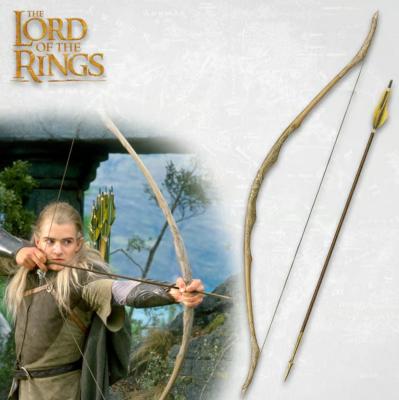 Lord Of The Rings - United Cutlery Officially Licensed Lothlorien Bow Of Legolas