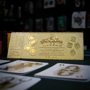 Back to the Future - Limited Edition 24k Gold Plated Biff Tannen Museum Entrance Ticket
