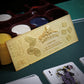Back to the Future - Limited Edition 24k Gold Plated Biff Tannen Museum Entrance Ticket