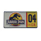 Jurassic Park - Replica License Plate Tin Sign