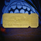 Jaws 50th Anniversary 24k Gold Plated Regatta Ticket Collectible