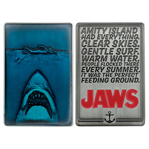Jaws - 50th Anniversary Poster Limited Edition Ingot