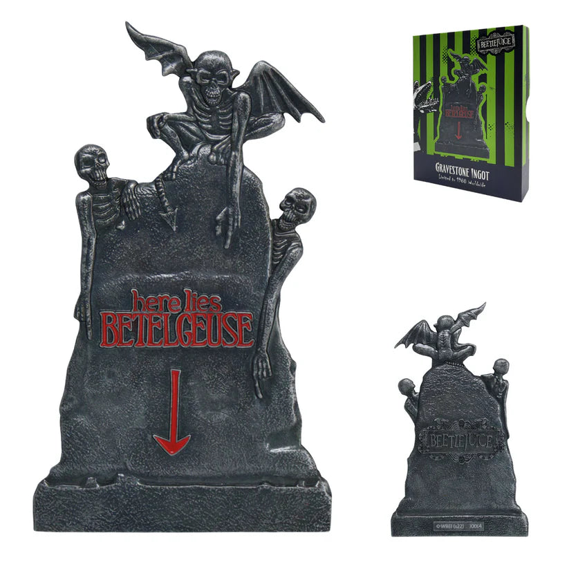 Beetlejuice Limited Edition Gravestone Ingot