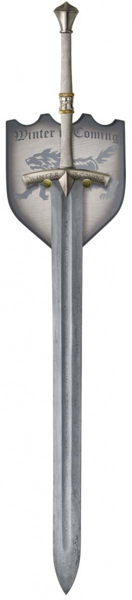 Valyrian Steel – Ned Stark's Ice in Hand Forged Damascus Steel (Book Version)