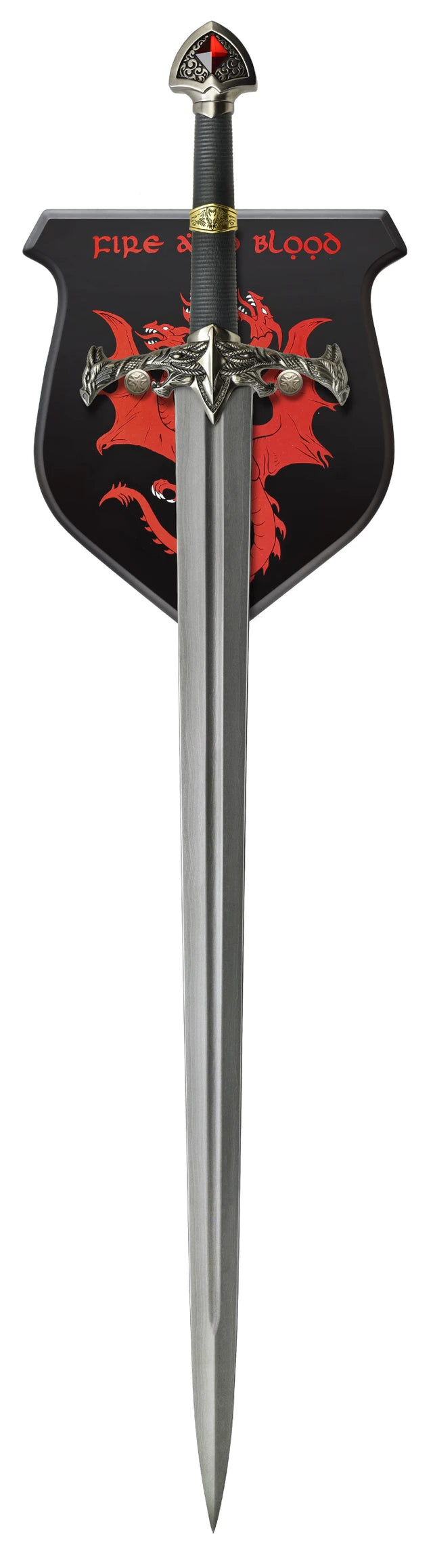 Valyrian Steel – Blackfyre Sword of Aegon the Conqueror in Hand Forged Damascus Steel (Book Version)