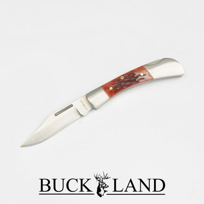 Buckland "The Rancher" Cow Bone Handle Locking Folding Knife