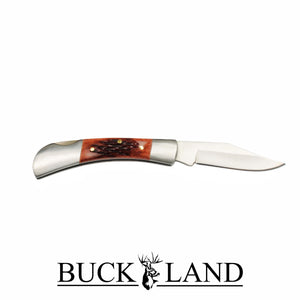 Buckland "The Rancher" Cow Bone Handle Locking Folding Knife