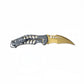 Golden Curler Liner Lock Folding Knife