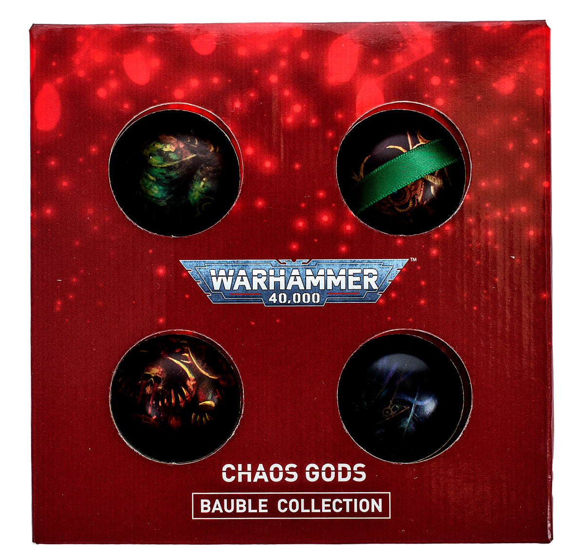 Warhammer 40,000: Chaos God Baubles (4 pack)