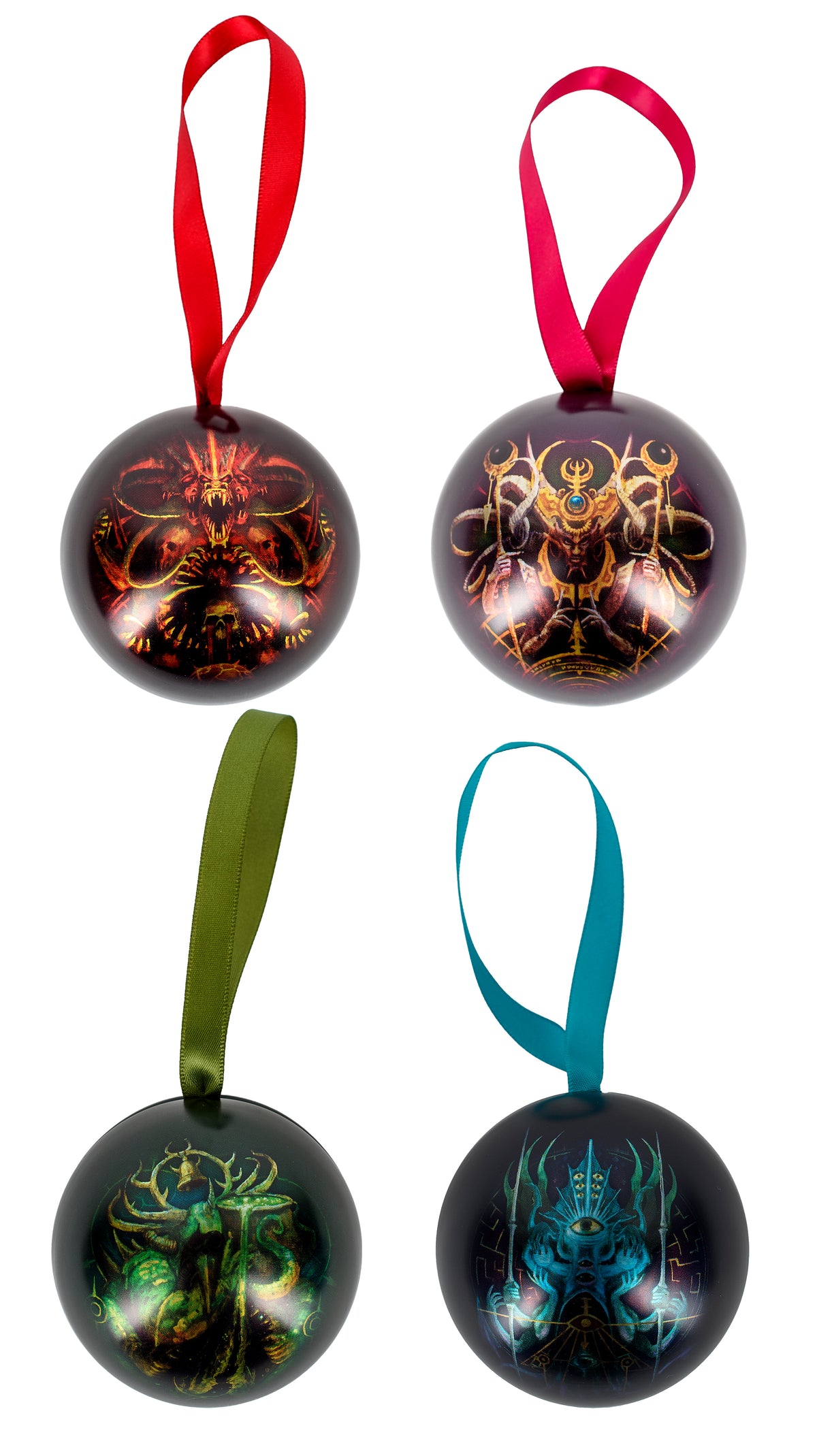 Warhammer 40,000: Chaos God Baubles (4 pack)