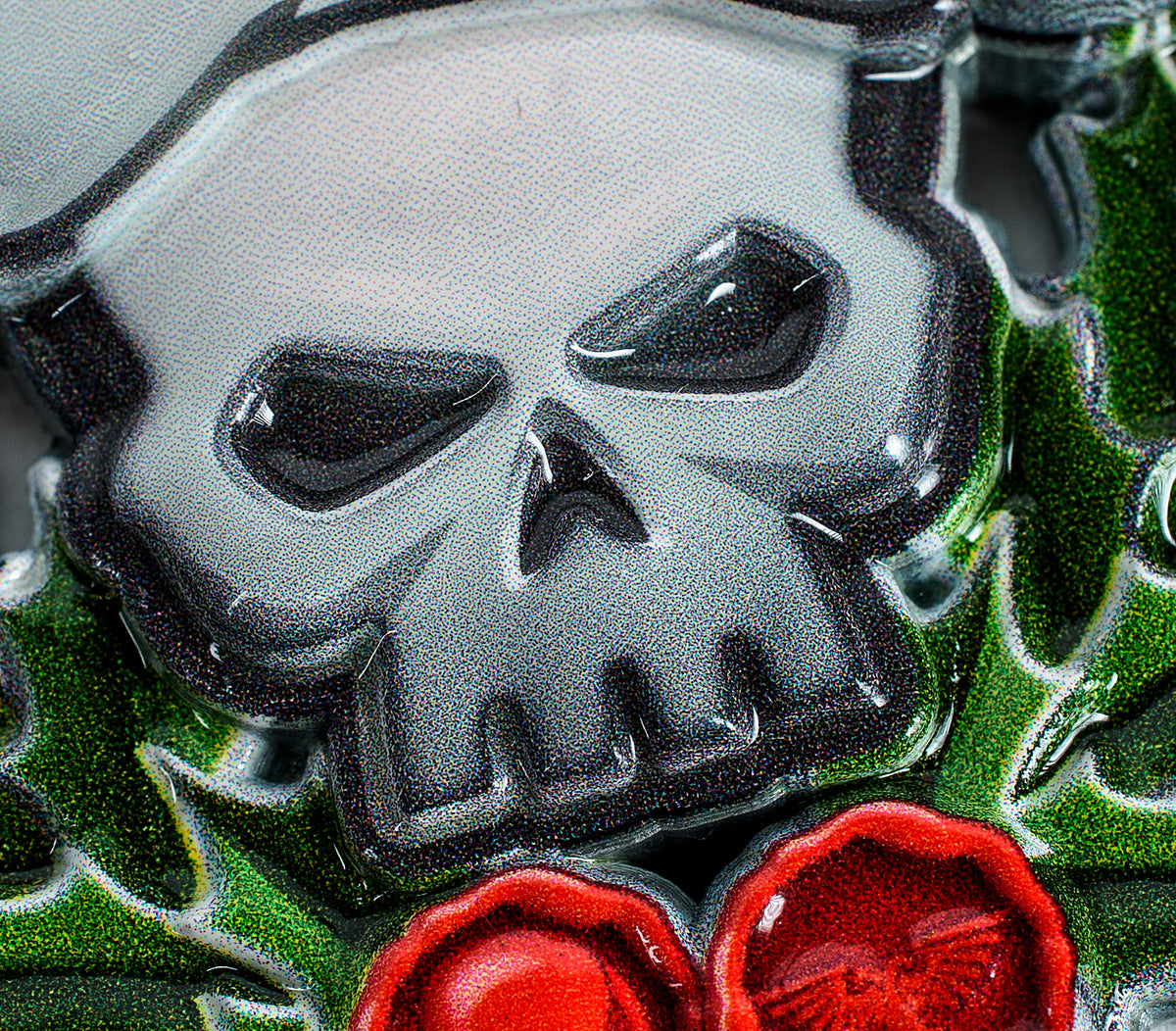 Warhammer 40,000: Skull Christmas Wreath Magnet
