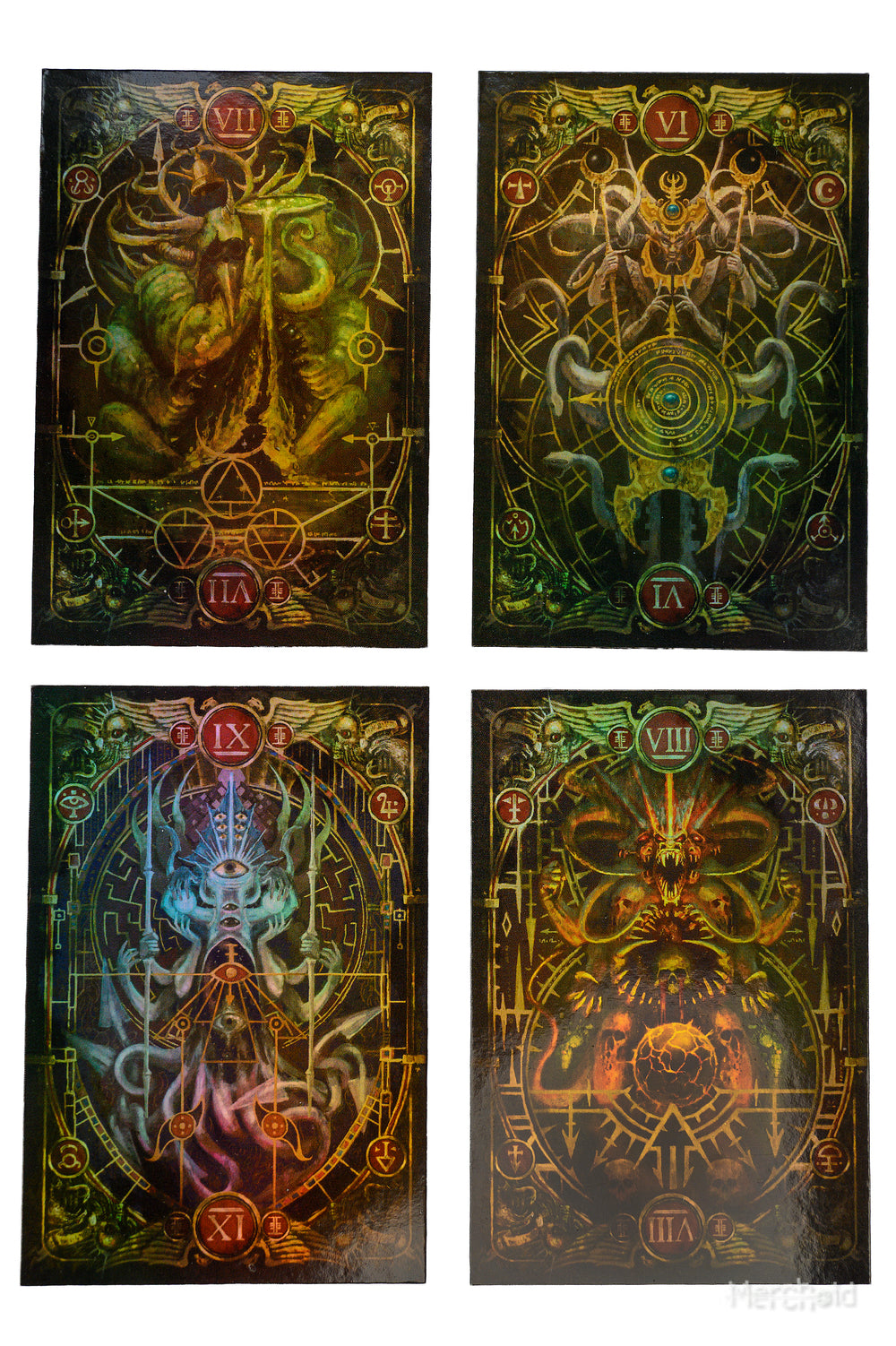 Warhammer 40,000: Imperial Tarot Ingot - Gods (4pk)