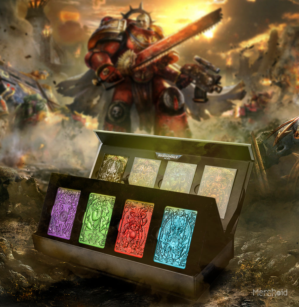 Warhammer 40,000: Imperial Tarot Ingot - Gods (4pk)
