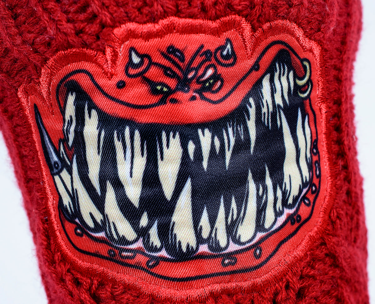 Warhammer Red Squig Slipper Socks