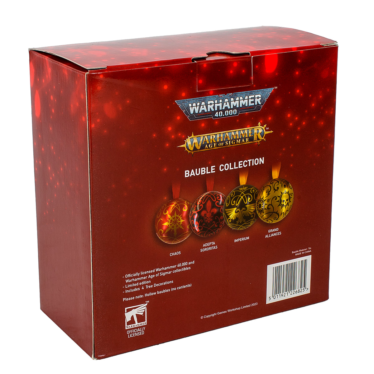 Warhammer Baubles Set of 4