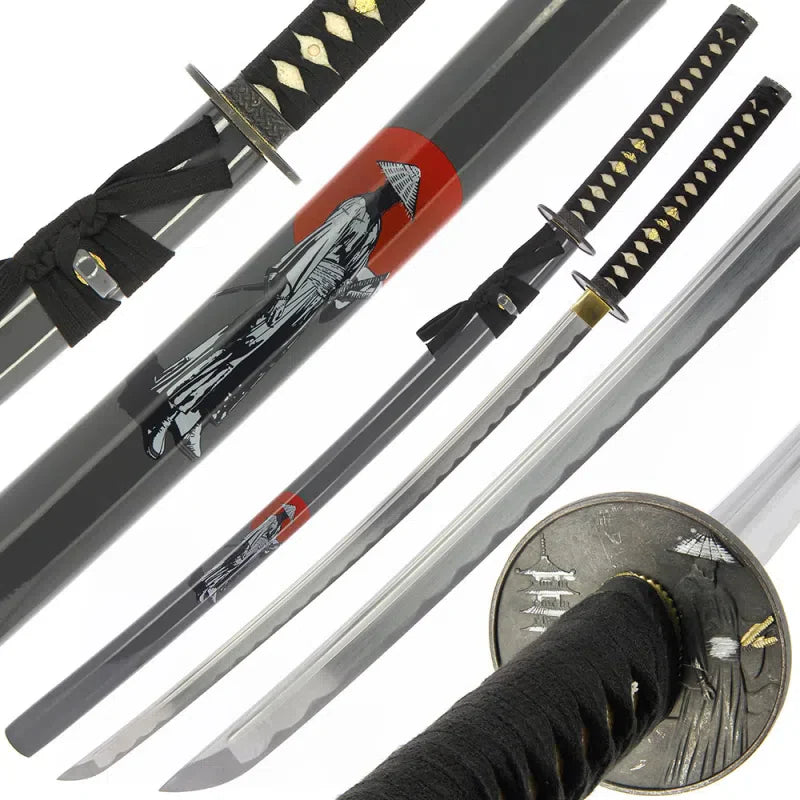 "Yuhi Senshi" Traditional Hand Forged Katana in 1020 HCS