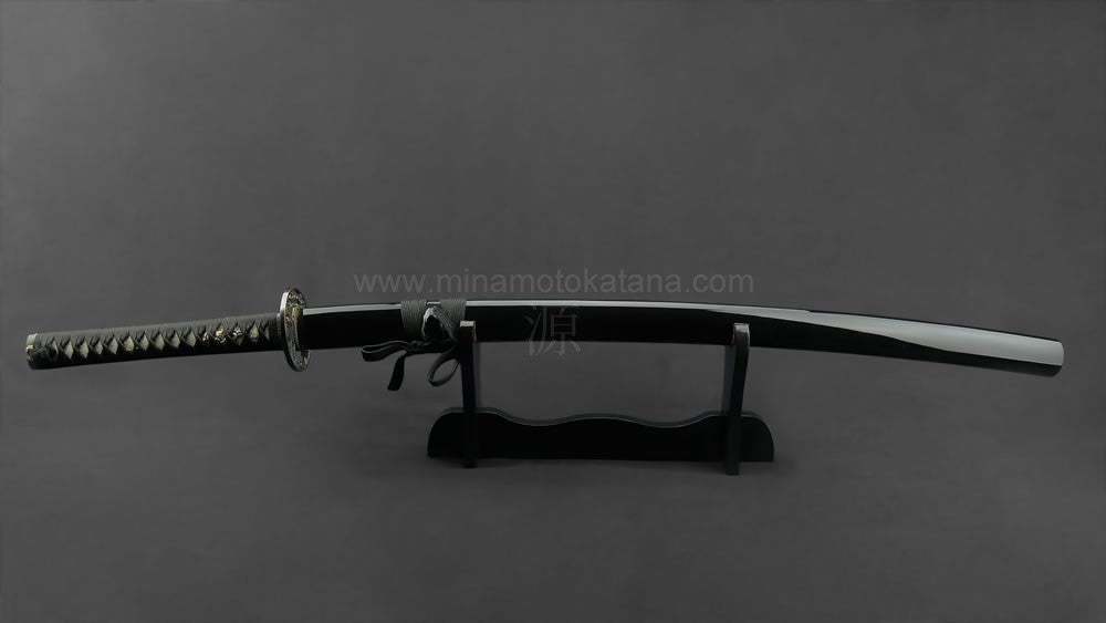 Warrior's Rage' (Black) Hand Forged Katana In 1060 High Carbon Steel