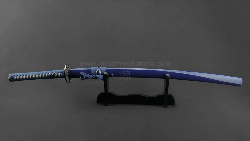 Warrior's Rage' (Blue) Hand Forged Katana In 1060 High Carbon Steel